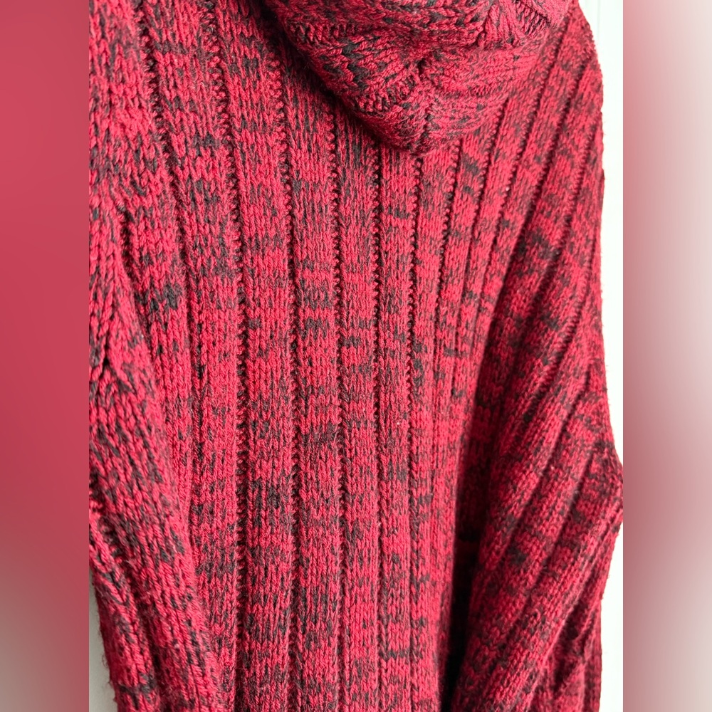 Carolyn Taylor Red Button-Up Cardigan - Picture 8 of 9